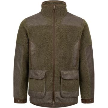 Jacheta Blaser Sherpa Fleece, dark olive (Marime: 3XL)