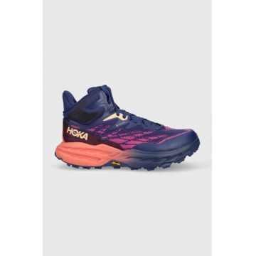 Hoka pantofi Speedgoat 5 Mid GTX femei, culoarea violet