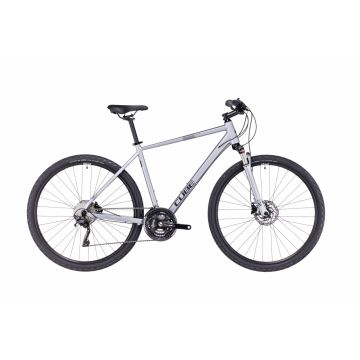 BICICLETA CUBE NATURE EXC Polarsilver Black 2023 M (54 cm)