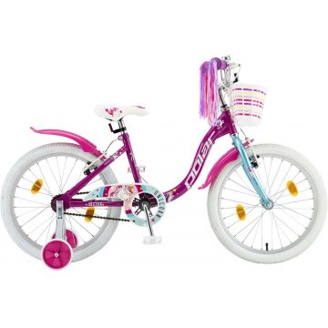 Bicicleta Copii Polar 2024 Unicorn Single - 20 Inch, Roz