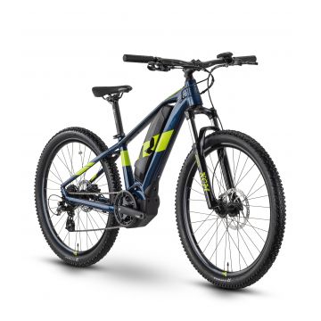 Bicicleta Electrica Raymon HardRay E 1.0 - 26 Inch, XS, Albastru-Verde