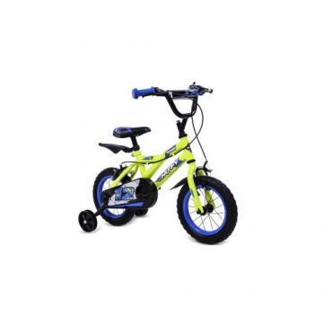 Bicicleta copii Huffy Pro Thunder, roti 12inch, Sistem franare V-brake (Galben)