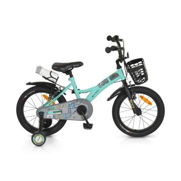 Bicicleta pentru baieti 16 inch Byox Robo Verde Menta