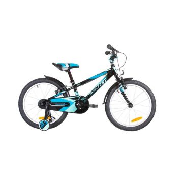 Bicicleta pentru baieti 16 inch cu roti ajutatoare Max Bike Alloy Casper Albastru