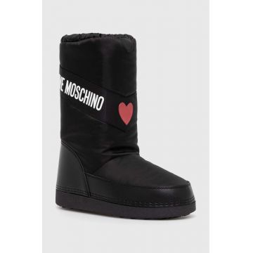 Love Moschino cizme de iarna culoarea negru, JA24032G1LISA000