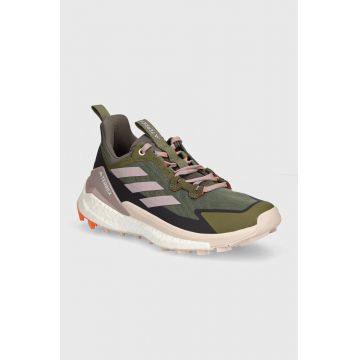 adidas TERREX pantofi Free Hiker 2 Low femei, culoarea verde, IG8892