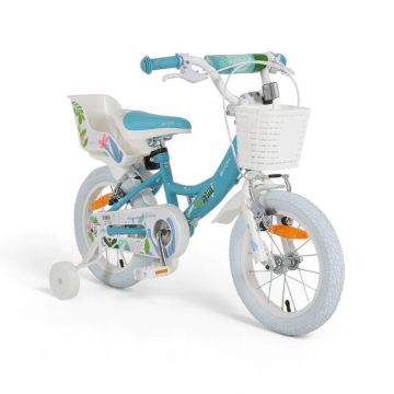 Bicicleta 14 inch pentru fete Byox Eden Verde Menta