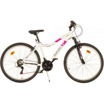 Bicicleta copii 11 ani+, 27 inch, Mtb Femei Ring Alb, Dino Bikes DB427DS05WH