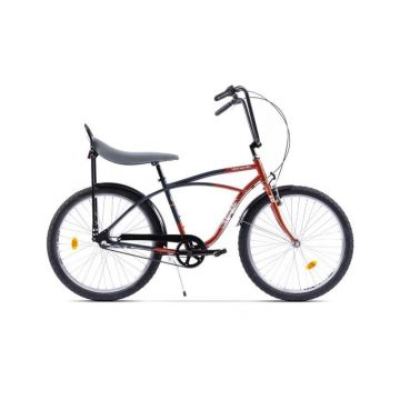 Bicicleta oras Pegas Strada 1 3S STRADA1AL3S261CPR, 26'', Cupru-Negru