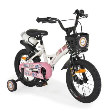 Bicicleta pentru fete 14 inch Byox Robo Alb