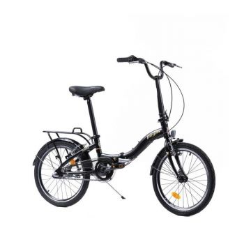 Bicicleta Pliabila Pegas Camping 3S, Negru Mat ( AL )