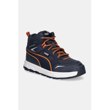 Puma pantofi copii Evolve Trail culoarea albastru marin, 397645