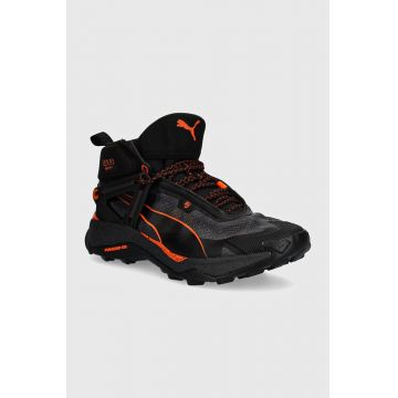 Puma pantofi Explore Nitro Mid GTX barbati, culoarea negru