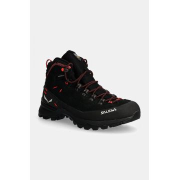 Salewa pantofi Alp Mate Winter Mid PTX femei, culoarea negru, izolare usoara