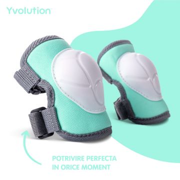 Set 6 protectii sport Yvolution 3-5 ani green