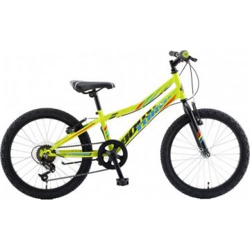 Bicicleta Copii Booster Turbo 2023, roti 20 Inch, 6 viteze, Frana V-Brake, Verde