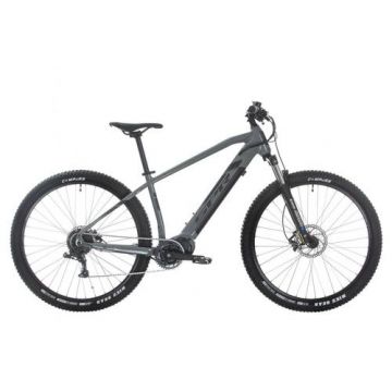 Bicicleta electrica Sprint E-MTB Pulse, roti 29inch, cadru 440mm M,  motor 250W, baterie 36V/450Wh, 12.5Ah, frane hidraulice pe disc (Gri)