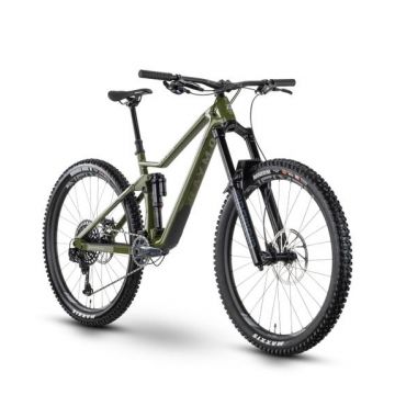 Bicicleta Full Suspension Raymon FullRay 170 10.0, roti 29 Inch, cadru aluminiu M, Verde