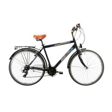 Bicicleta Oras DHS 2853, 6 viteze, Cadru 530mm, Roti 28inch (Negru)