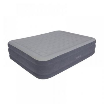 Saltea Gonflabila Jilong Avenli Dubla Queen Airbed, 203 cm x 152 cm x 46 cm (Gri)