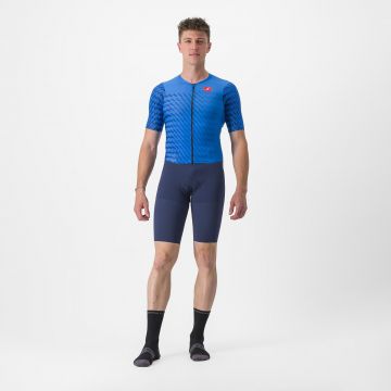 Costum de triatlon cu maneca scurta Castelli PR 2 Speed Albastru/Bleumarin M