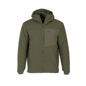 Geaca Korda Insulated Hooded Jacket, Dark Olive (Marime: L)