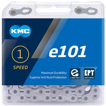 Lant KMC E101 EPT Single-Speed 112 Zale Ebike Argintiu