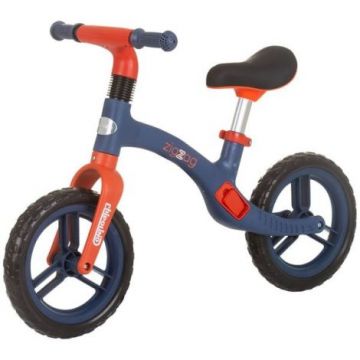 Bicicleta copii 2-5 ani, fara pedale, Zig Zag Blue Red, Chipolino DIKZZ02401BR