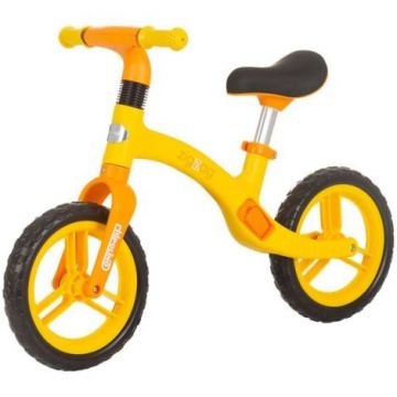 Bicicleta copii 2-5 ani, fara pedale, Zig Zag Orange Yellow, Chipolino DIKZZ02404OY