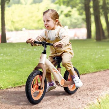 Bicicleta de echilibru pentru copii bej