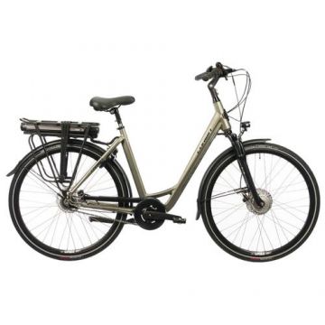 Bicicleta Electrica Corwin 28326, roti 28 Inch, cadru 530mm, 7 Viteze, motor 250 W, Gri