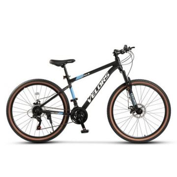 Bicicleta MTB-HT Velors Venus 2.7 V27302G, roti 27.5inch, Cadru din Aluminiu (Negru/Albastru)