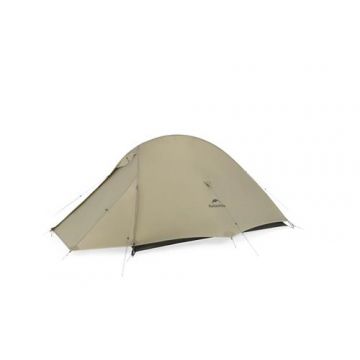 Cort camping NATUREHIKE Cloud Up 2 Pro, 2.73mp, 2 persoane, 1 Usa, 2 Ferestree, 1 Foaier 0.72mp, Rezistent la vant (Maro/Bej)