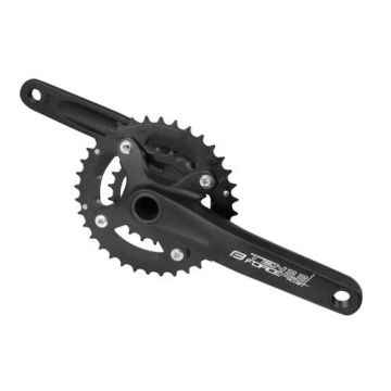Pedalier Force F TEN 2.3+ Al 36/22T 175mm, Negru