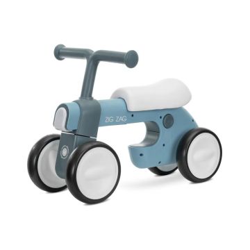 Bicicleta fara pedale cu 4 roti Lorelli Zig Zag Petrol Bicicleta fara pedale cu 4 roti Lorelli Zig Zag Petrol