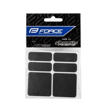 Protectie cadru Force autocolante set 6 bucati negru reflectorizant Protectie cadru Force autocolante set 6 bucati negru reflectorizant