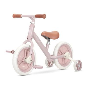 Bicicleta de echilibru 2 in 1, Lorelli Energy, include pedale si roti auxiliare, Pink Bicicleta de echilibru 2 in 1, Lorelli Energy, include pedale si roti auxiliare, Pink