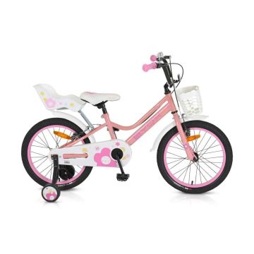 Bicicleta pentru fete 18 inch Byox Quincy Roz Bicicleta pentru fete 18 inch Byox Quincy Roz