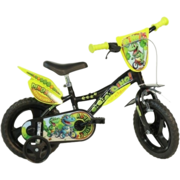 DINO BIKES Bicicleta copii 12'' Aventurile dinozaurului DINO BIKES Bicicleta copii 12'' Aventurile dinozaurului