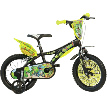 DINO BIKES Bicicleta copii 14'' Aventurile dinozaurului DINO BIKES Bicicleta copii 14'' Aventurile dinozaurului