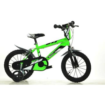 DINO BIKES Bicicleta verde pentru copii 16 DINO BIKES Bicicleta verde pentru copii 16